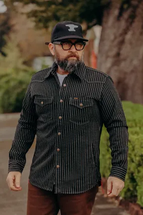 12oz Wabash CPO Shirt - Black IHSH-227-BLK
