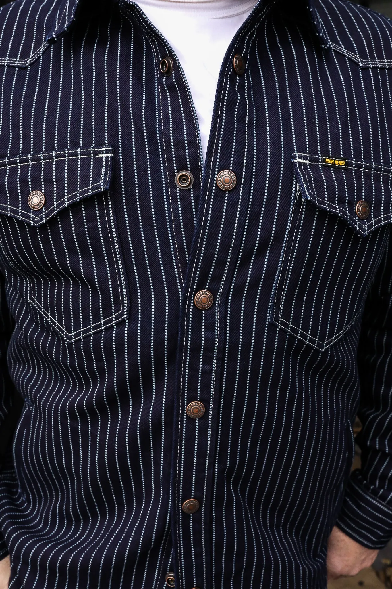 12oz Wabash CPO Shirt - Indigo IHSH-227-IND