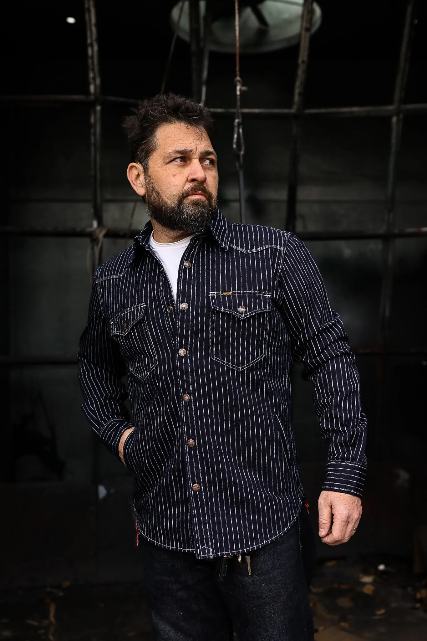 12oz Wabash CPO Shirt - Indigo IHSH-227-IND