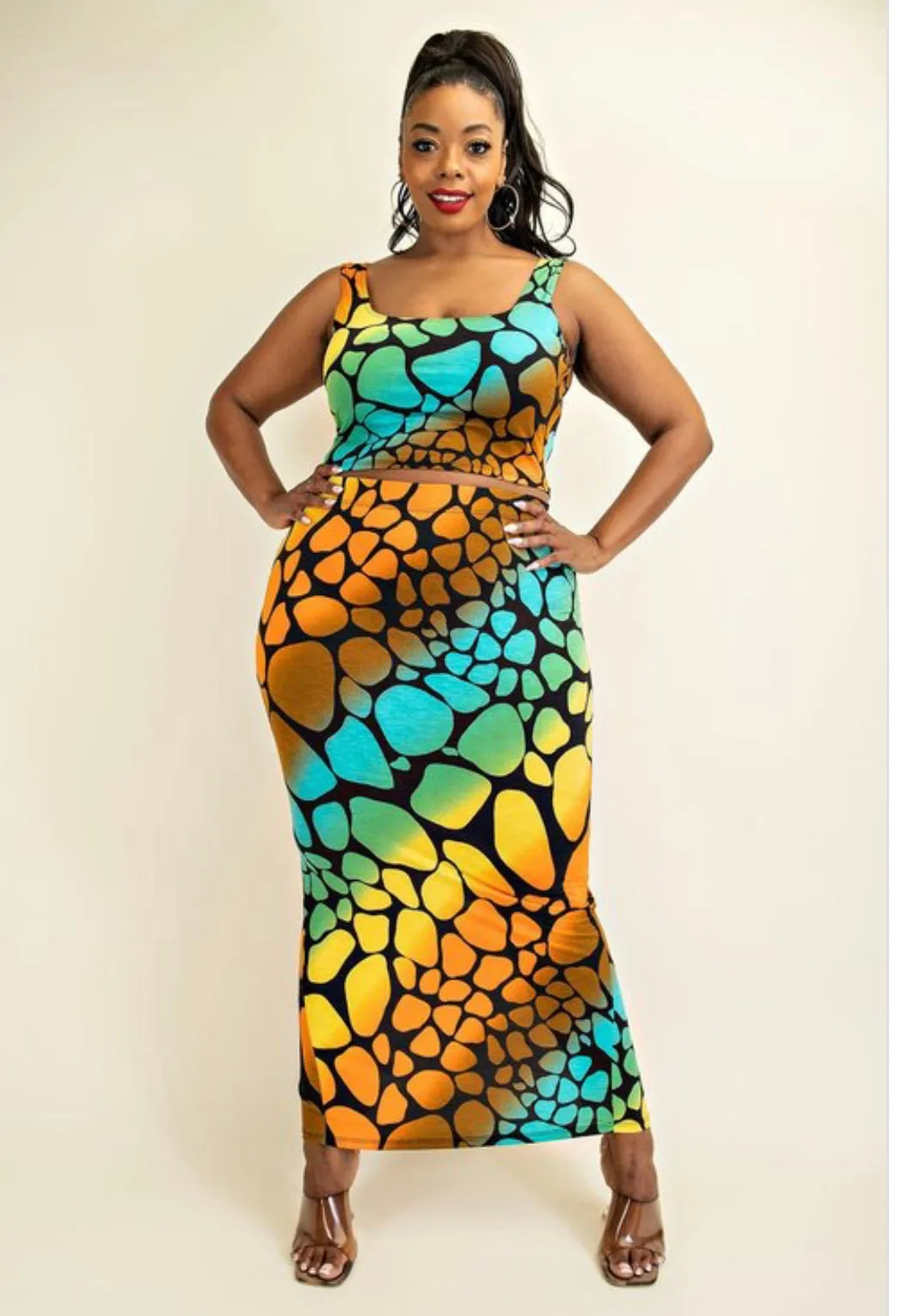 2Pc Mocha Rainbow