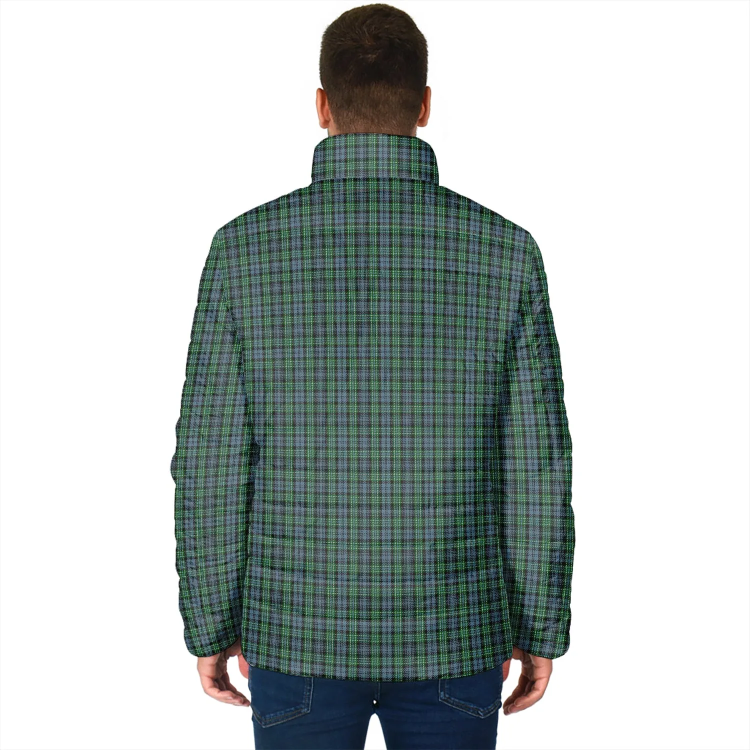 Arbuthnot Tartan Padded Jacket with Family Crest
