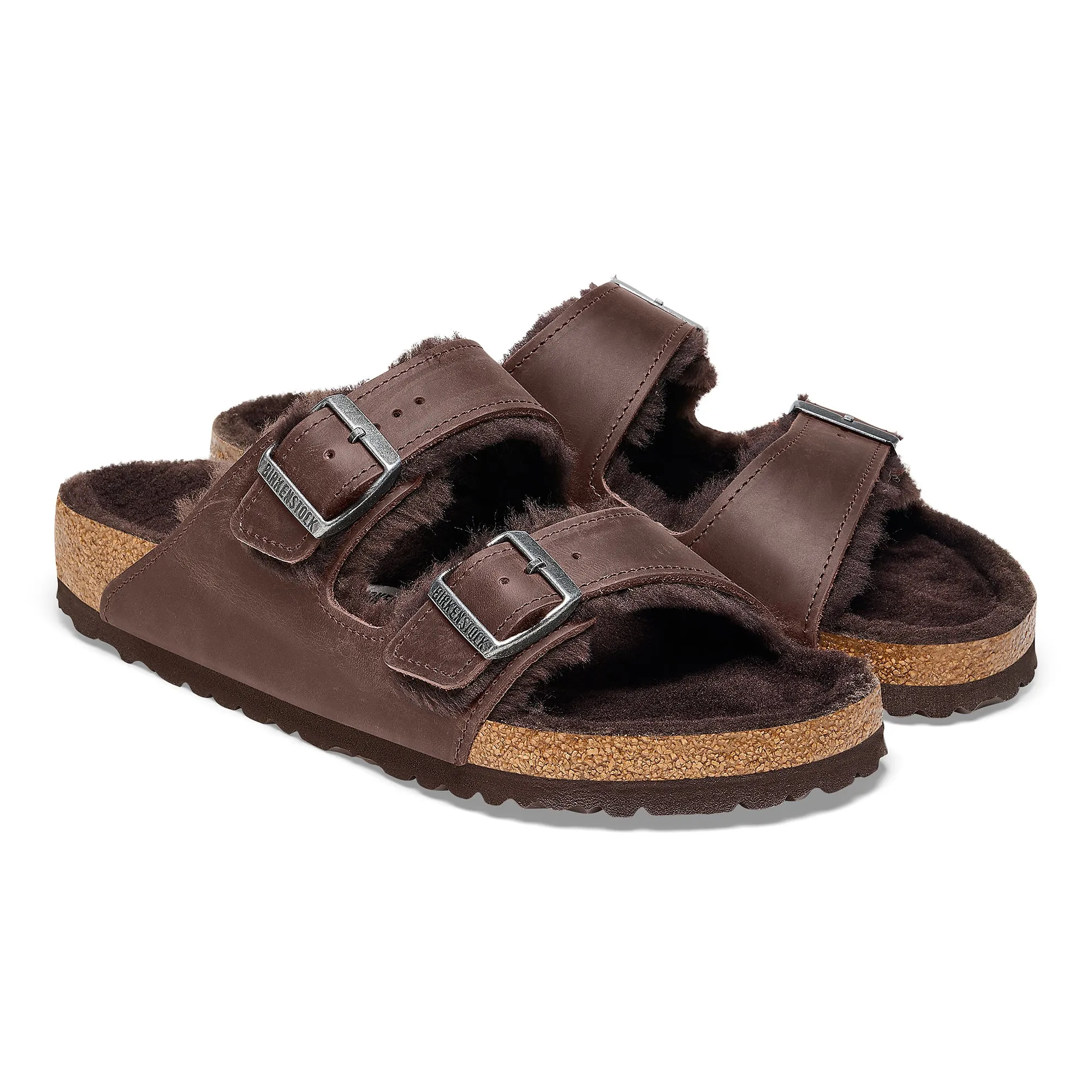 Arizona Shearling Oiled Leather in Habana