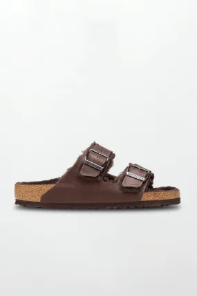 Arizona Shearling Oiled Leather in Habana