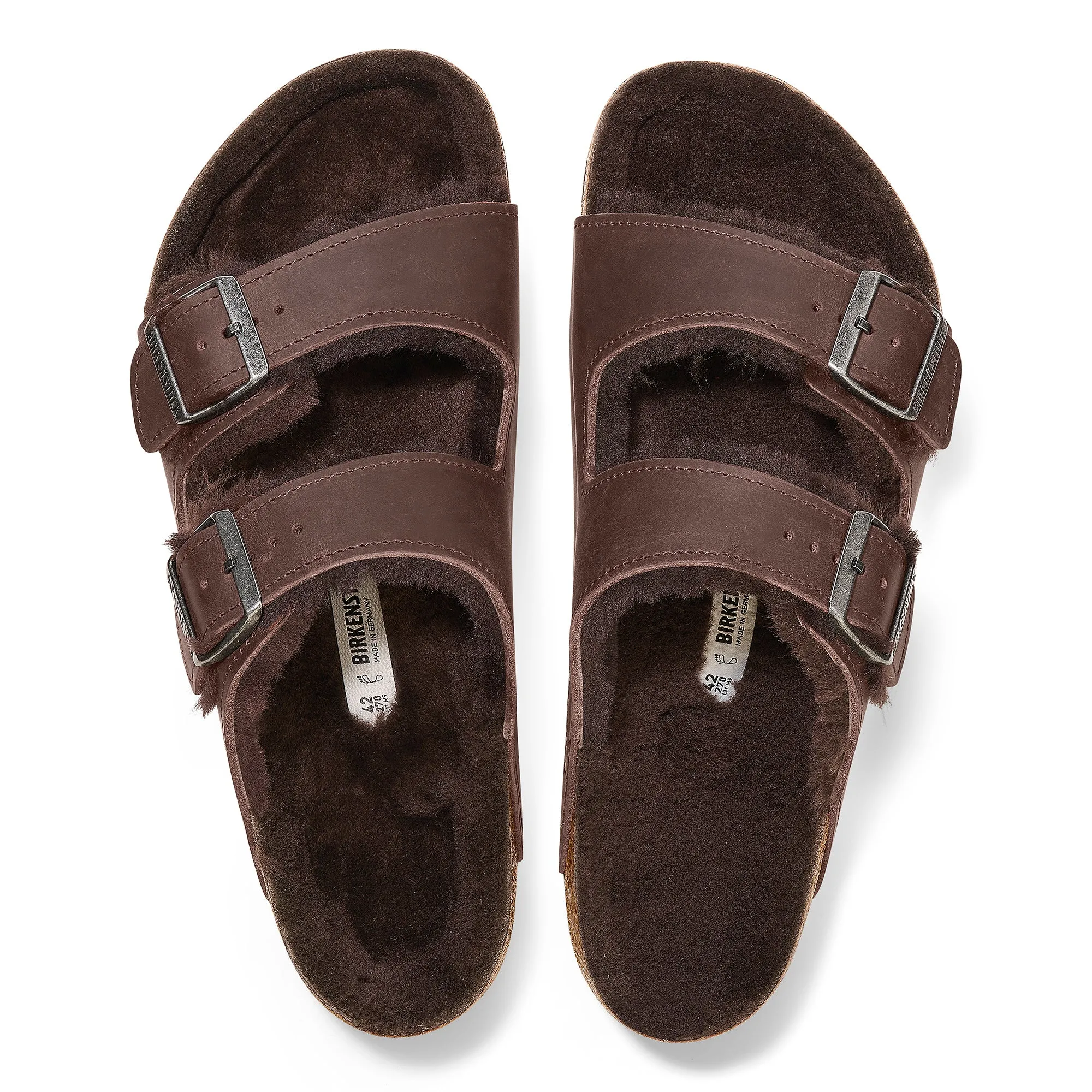 Arizona Shearling Oiled Leather in Habana