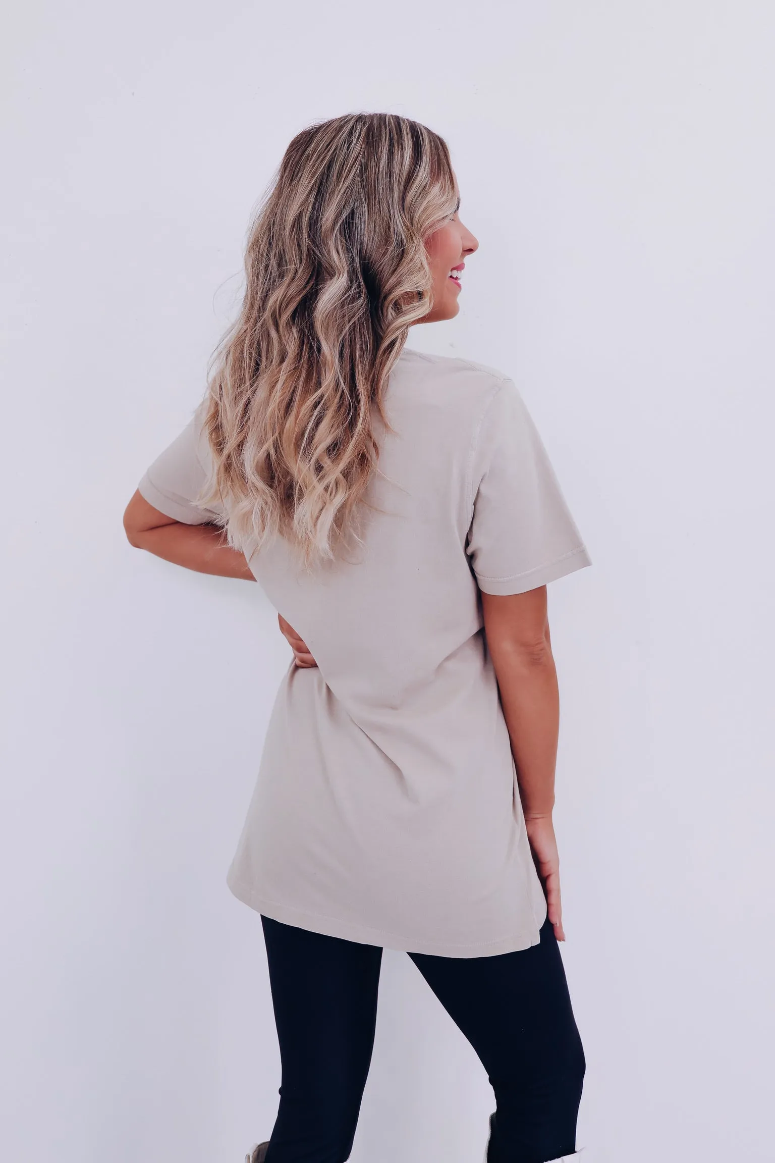 Autumn Favs Graphic Tee - Tan