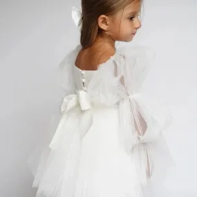 Baby Etoile Dress - White