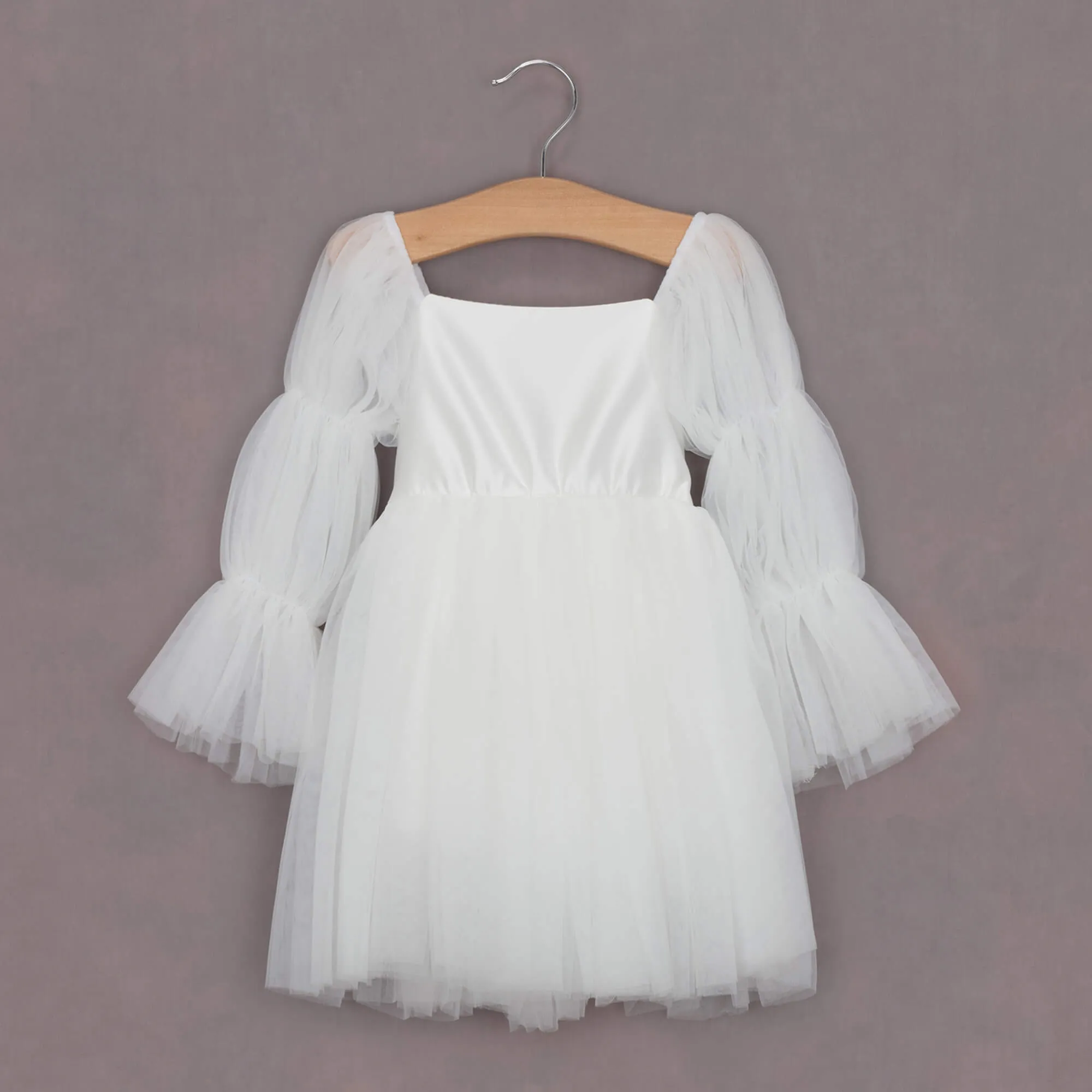 Baby Etoile Dress - White