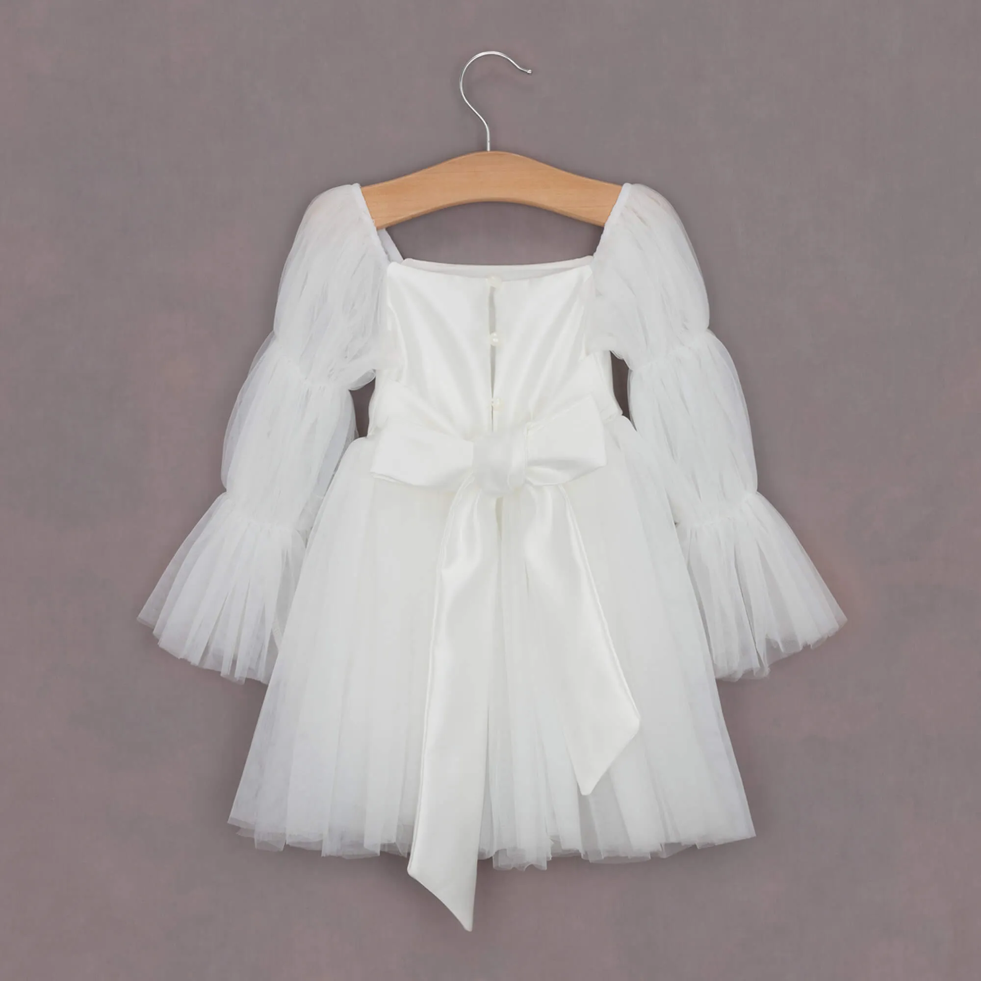 Baby Etoile Dress - White