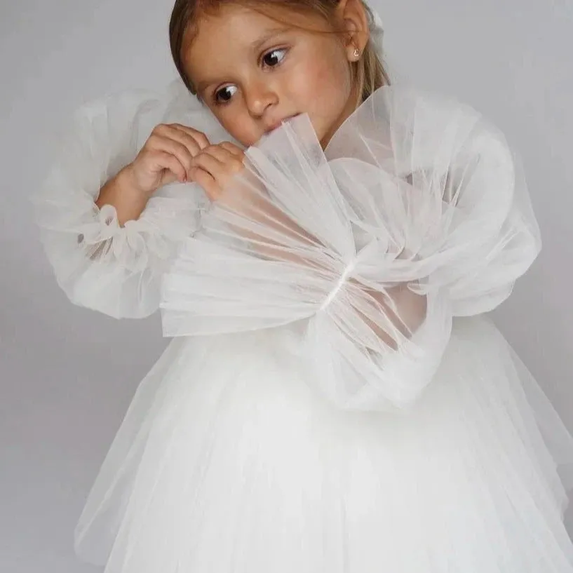 Baby Etoile Dress - White