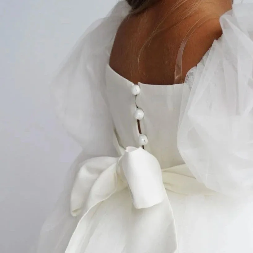 Baby Etoile Dress - White