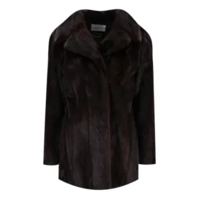 Blackglama Ranch Mink Fur Coat. Size S