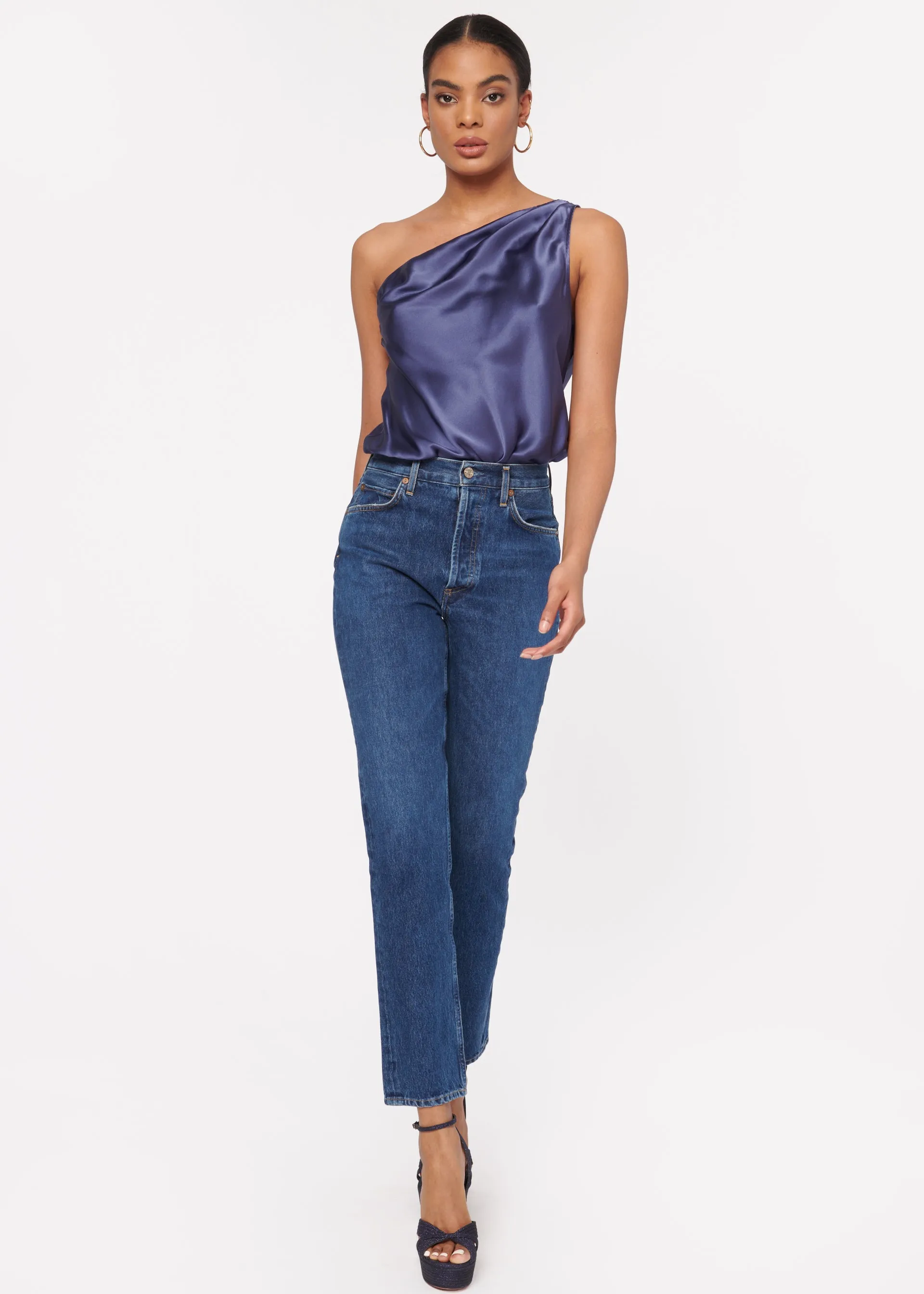 Cami NYC - Darby Bodysuit in Nightshadow