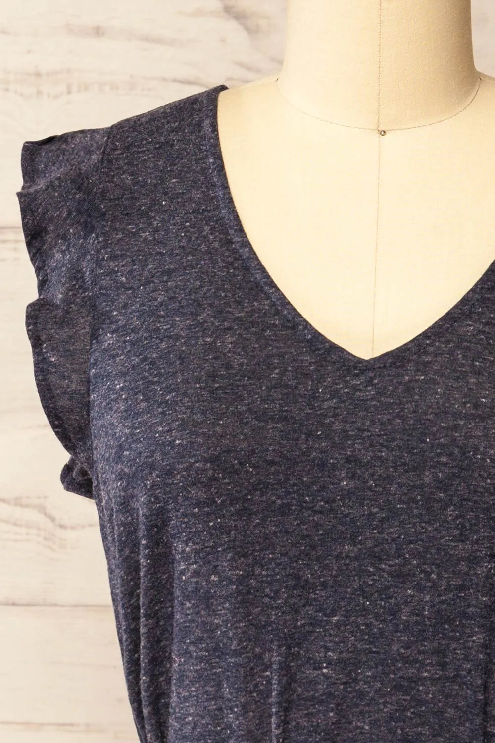Clarice Navy | Short Sleeveless Dress