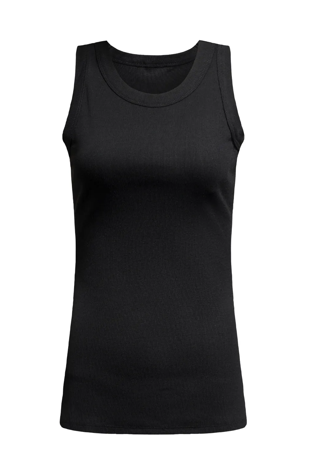 Classic Ribbed Round Neck Tank Top | Sexy, Comfy, and Effortlessly Chic 😎🔥