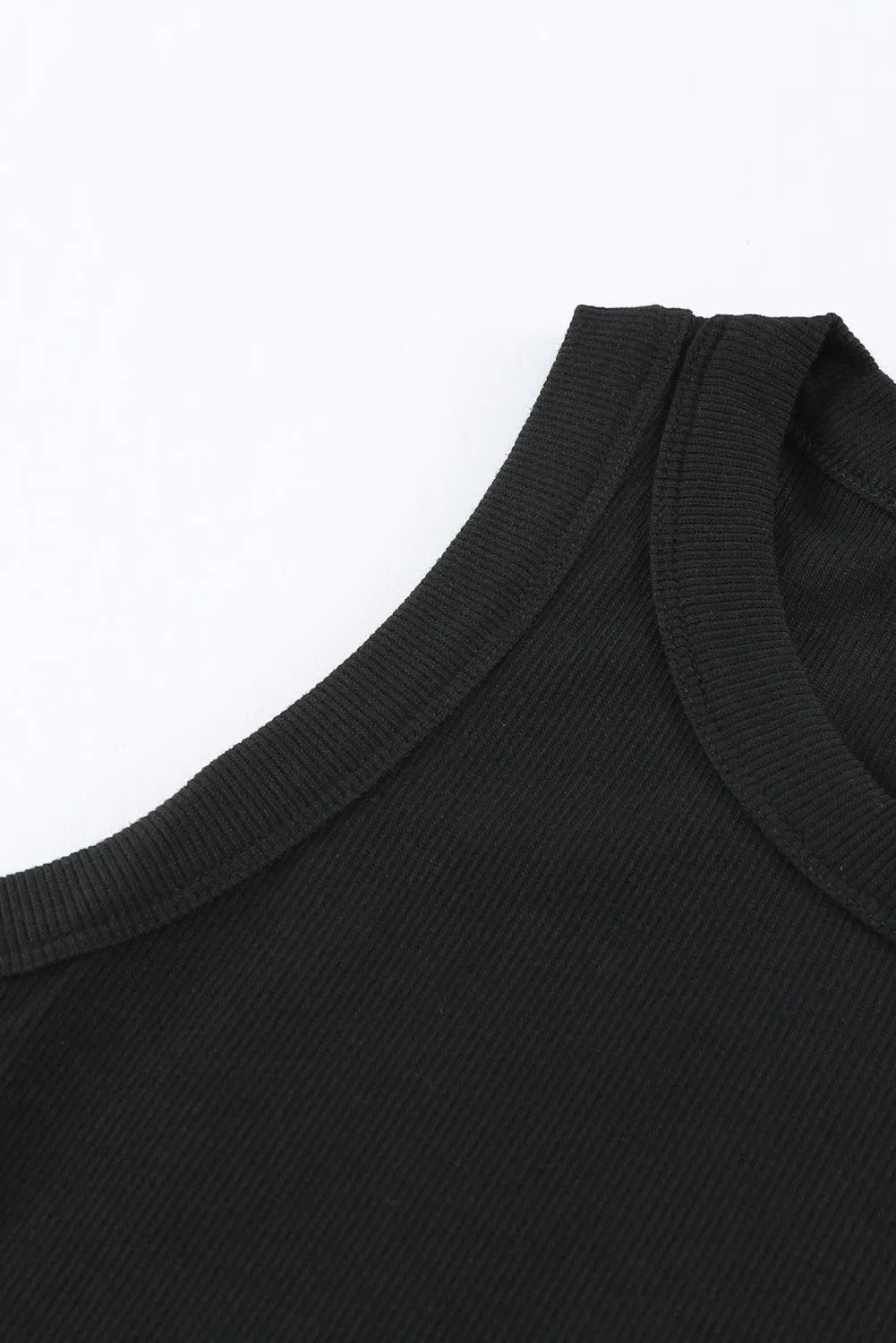 Classic Ribbed Round Neck Tank Top | Sexy, Comfy, and Effortlessly Chic 😎🔥