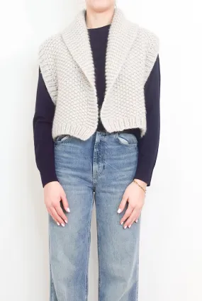 Cream sleeveless knit RRP £250