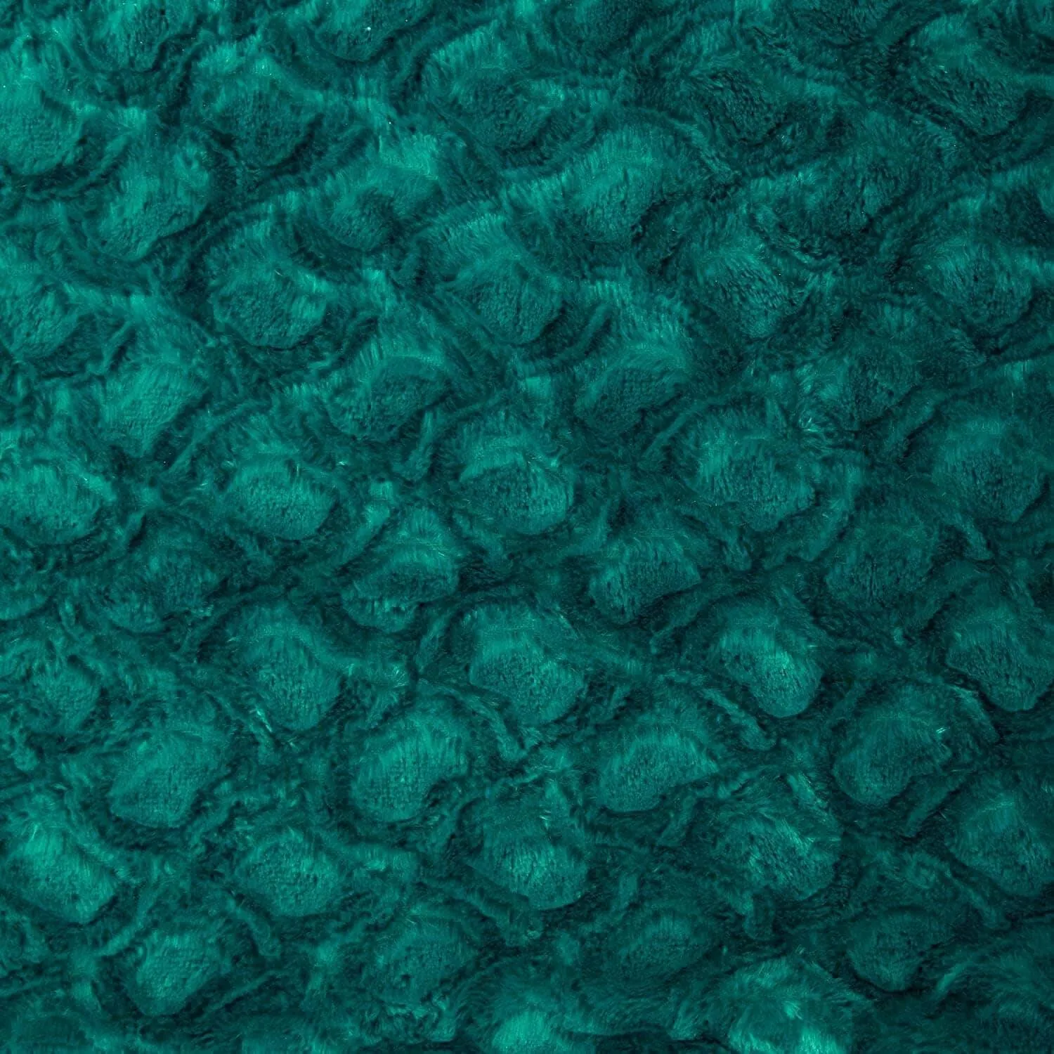 DaDa Bedding Mermaid Scales Emerald Green Blue w/ Sherpa Backside Faux Fur Throw Blanket (BL-171805)