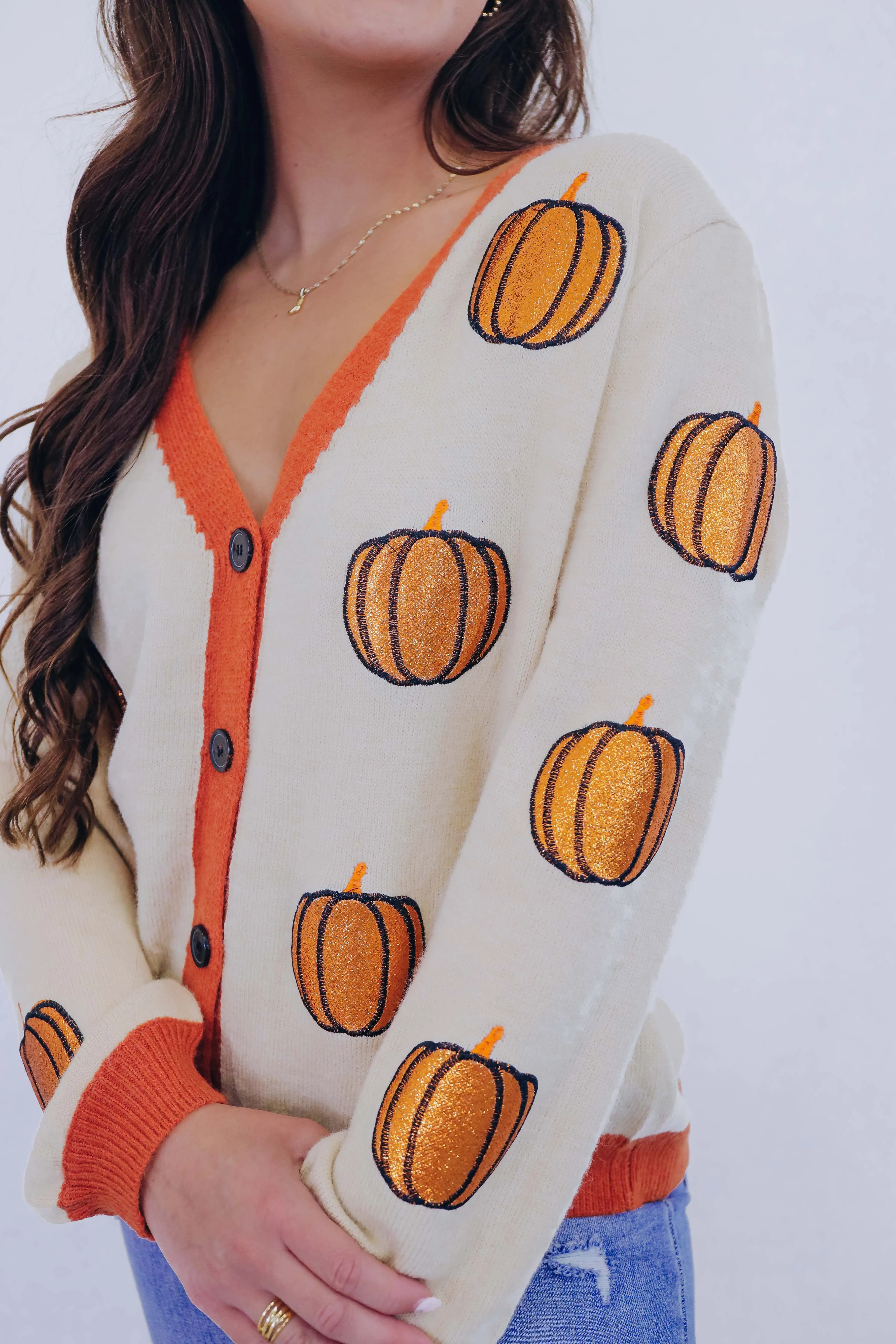 Everything Nice Pumpkin Patch Cardigan