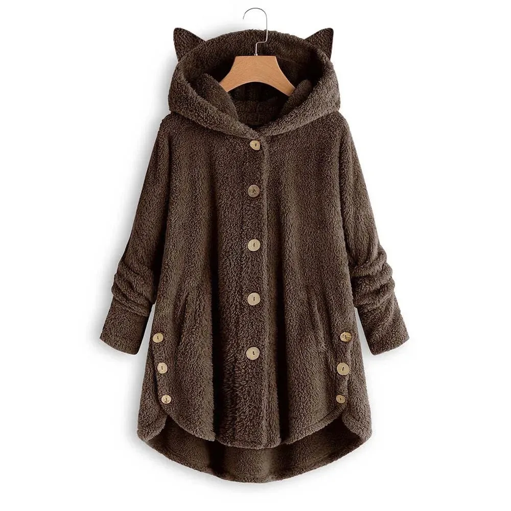 Fashion Warm Fleece Hoodies Women Autumn Winter