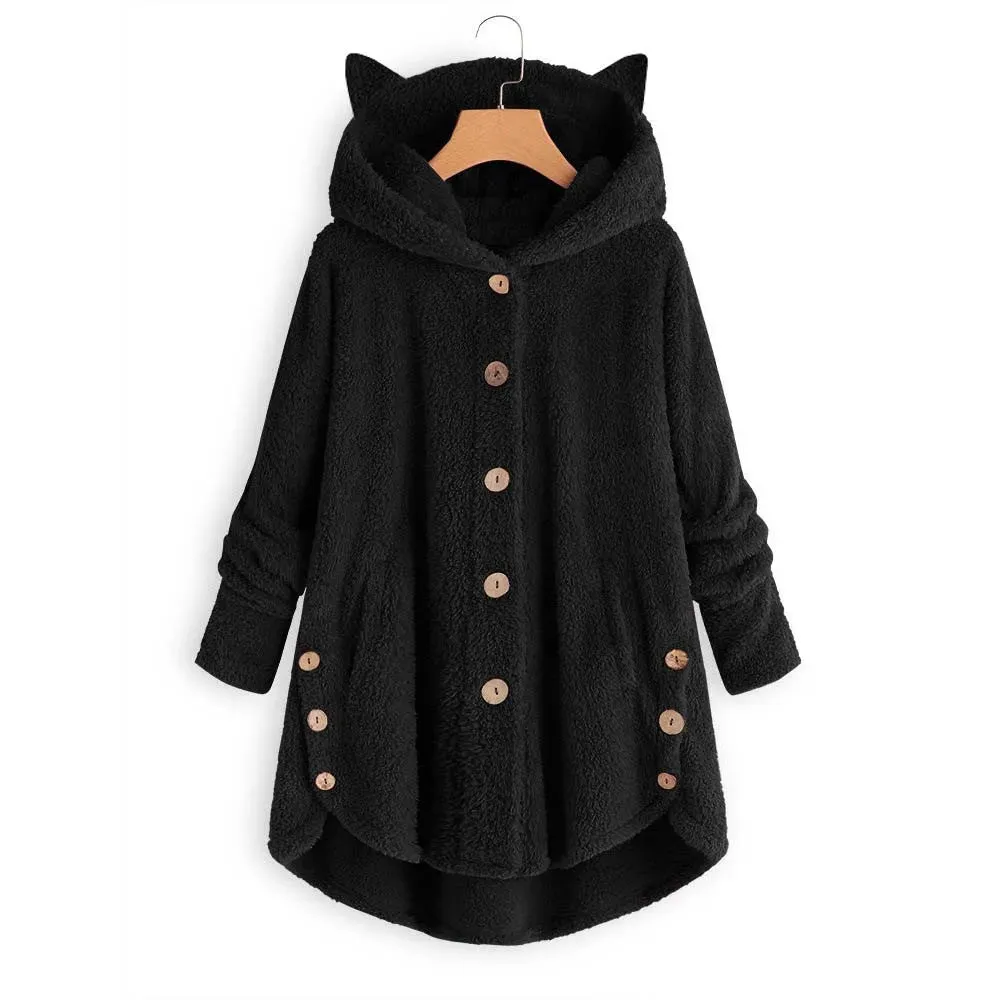 Fashion Warm Fleece Hoodies Women Autumn Winter
