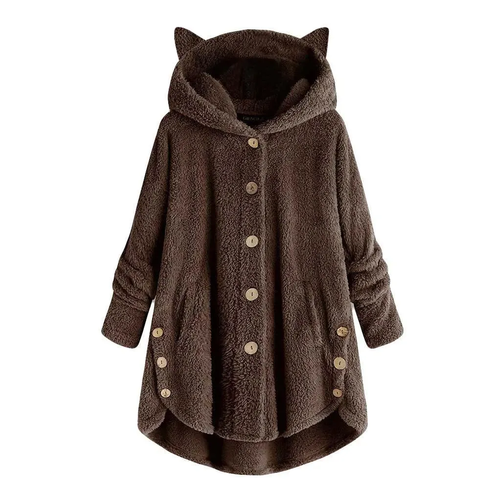 Fashion Warm Fleece Hoodies Women Autumn Winter