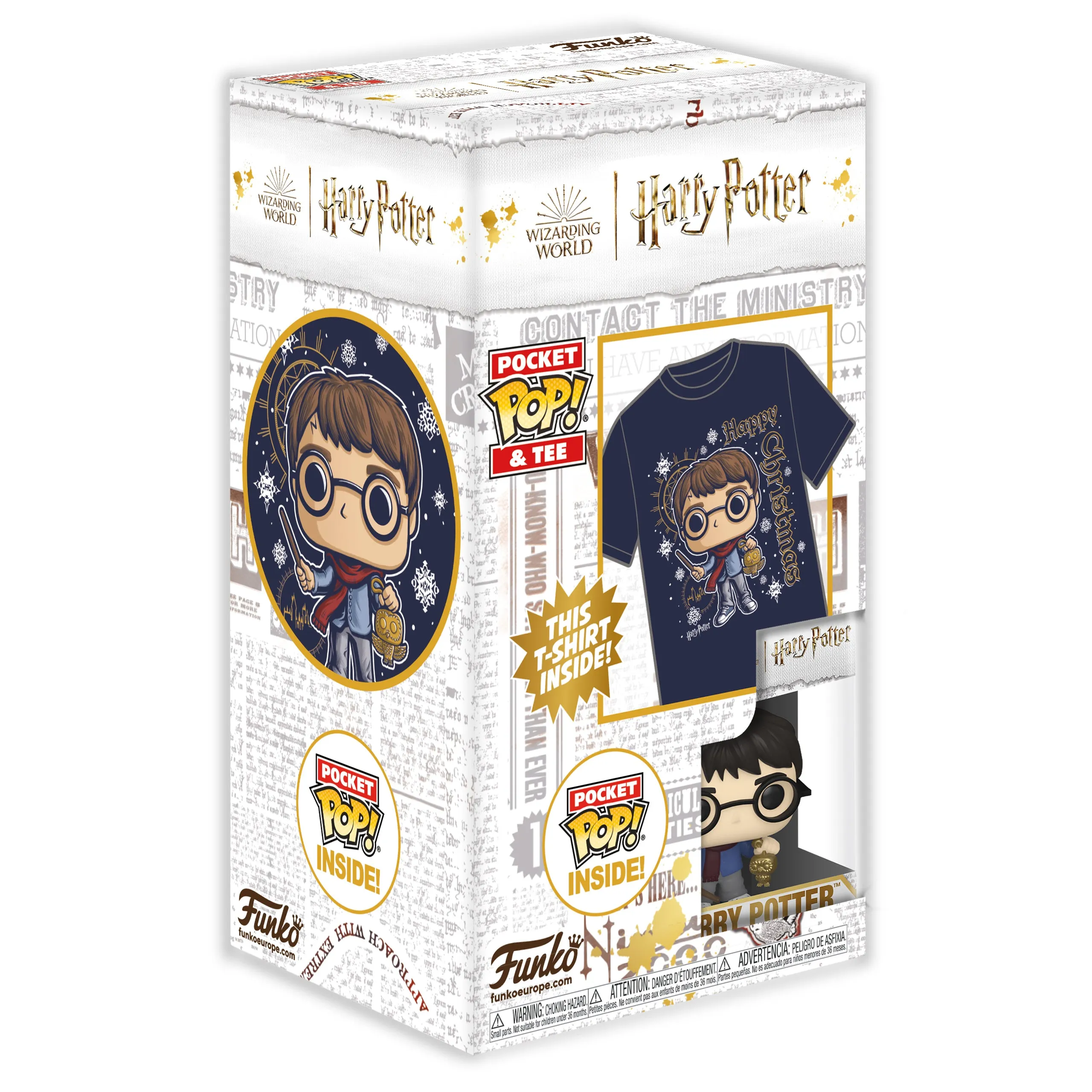 Funko Harry Potter Christmas Pocket Pop And T-Shirt