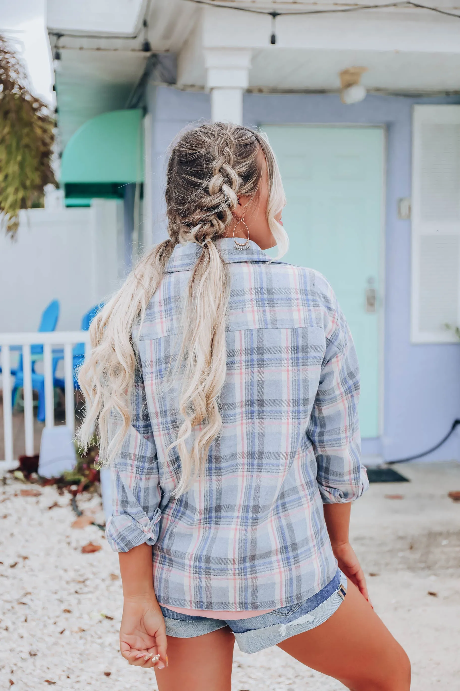 High Country Plaid Shirt - Blue
