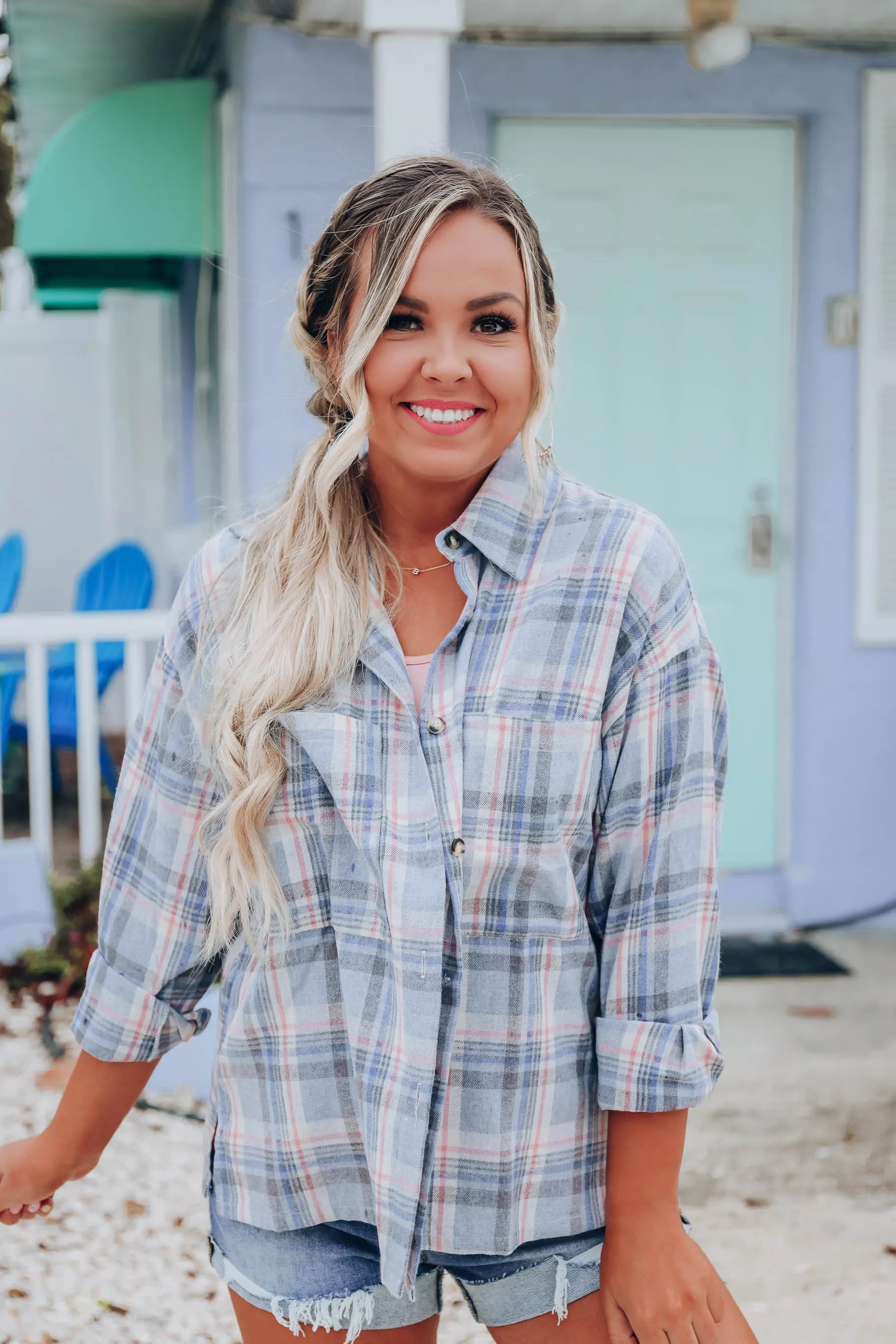 High Country Plaid Shirt - Blue