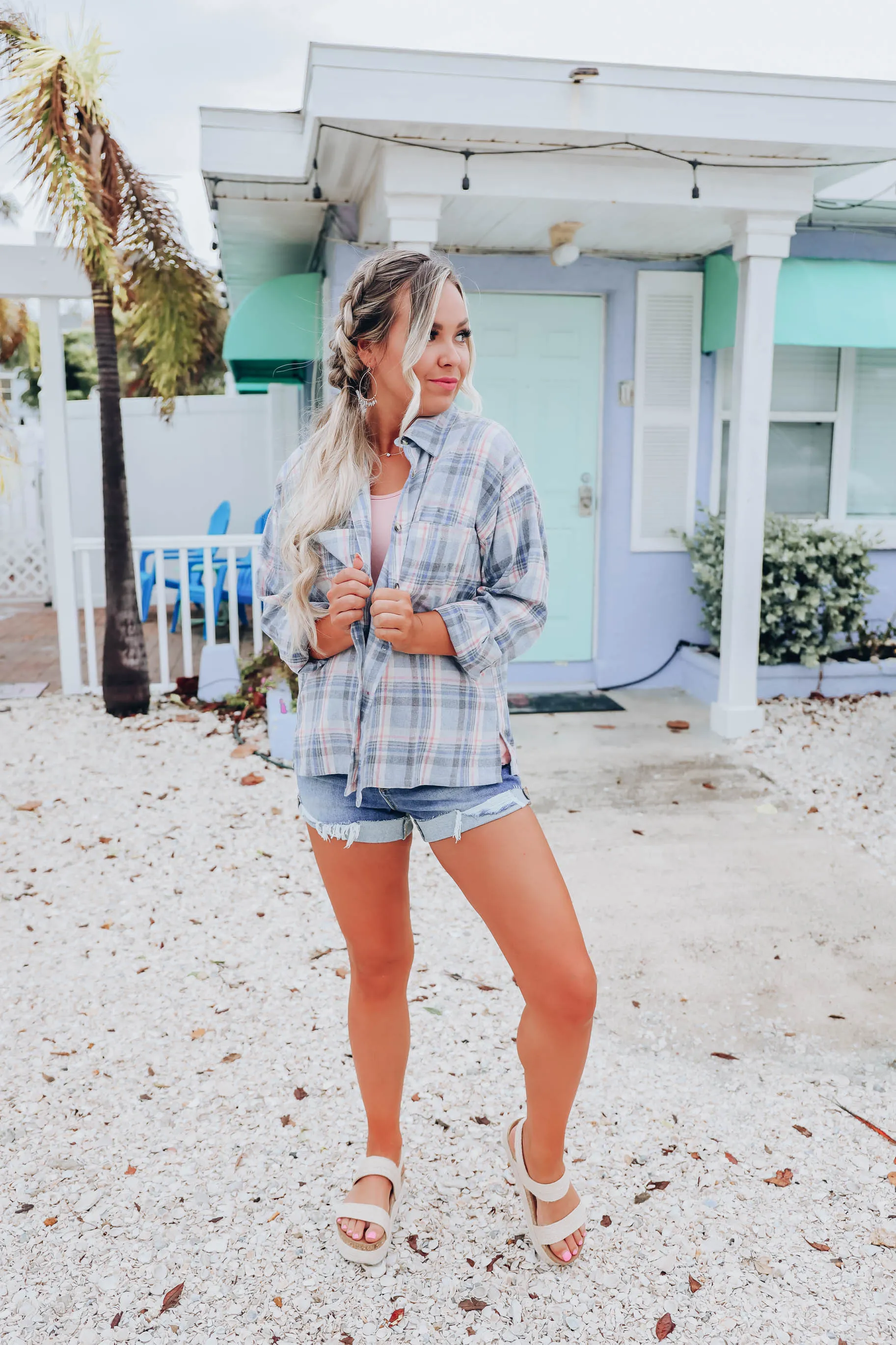 High Country Plaid Shirt - Blue