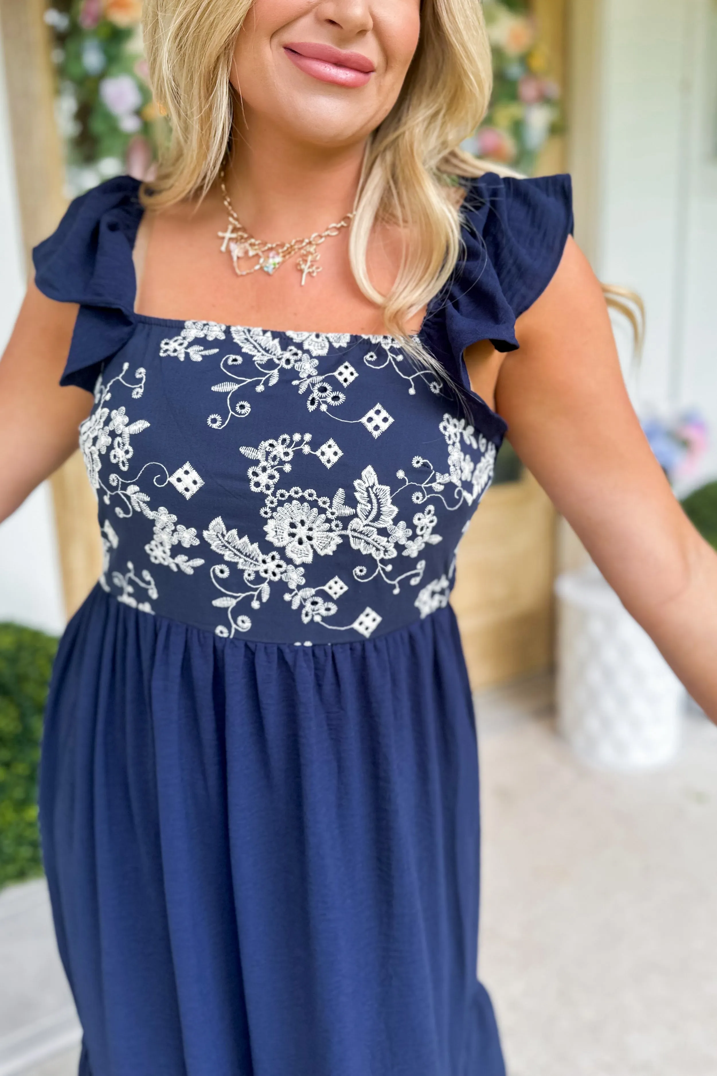 Hilary Square Neck Babydoll Tiered Maxi Dress *FINAL SALE
