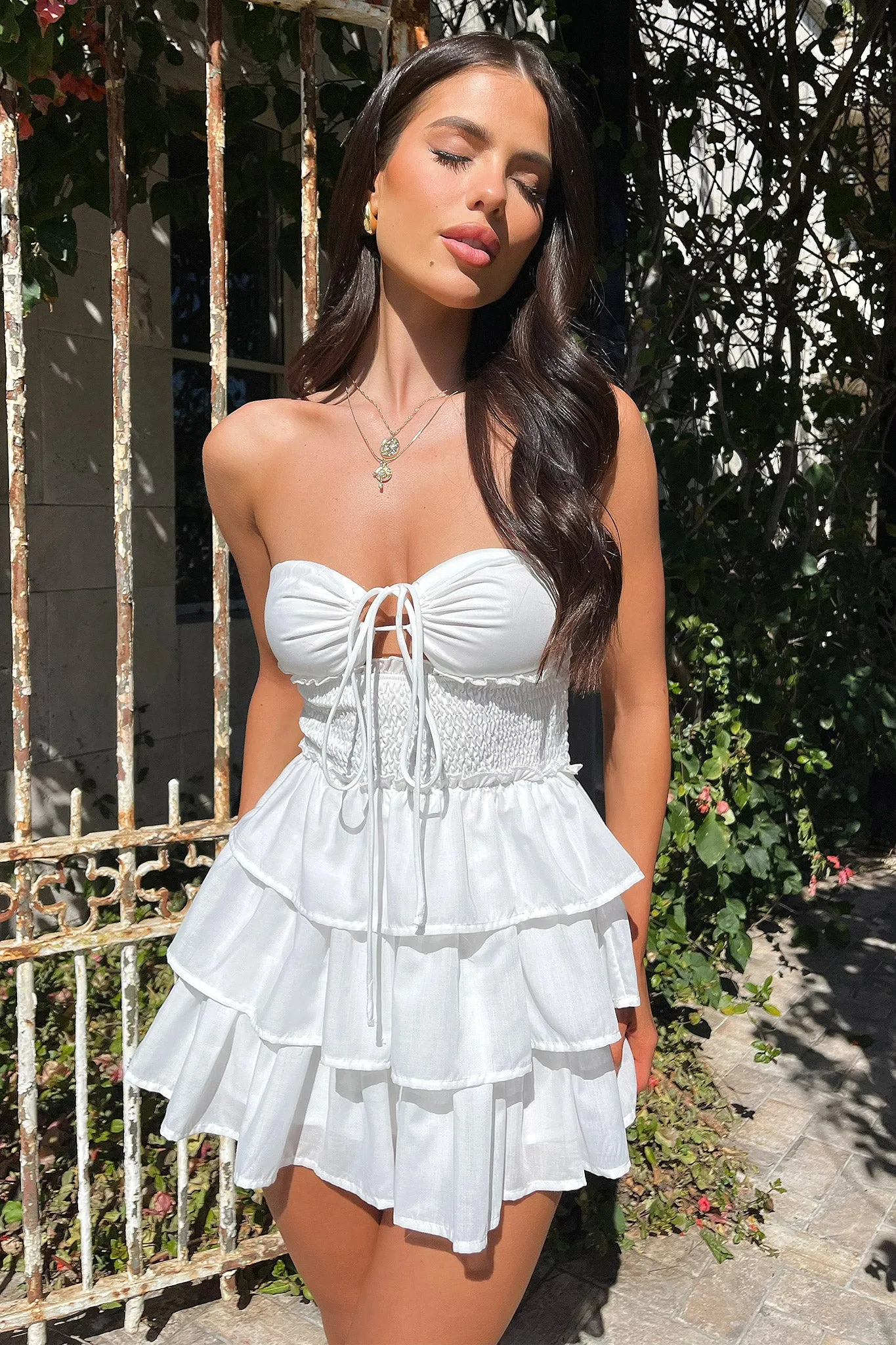 Janine Dress - White