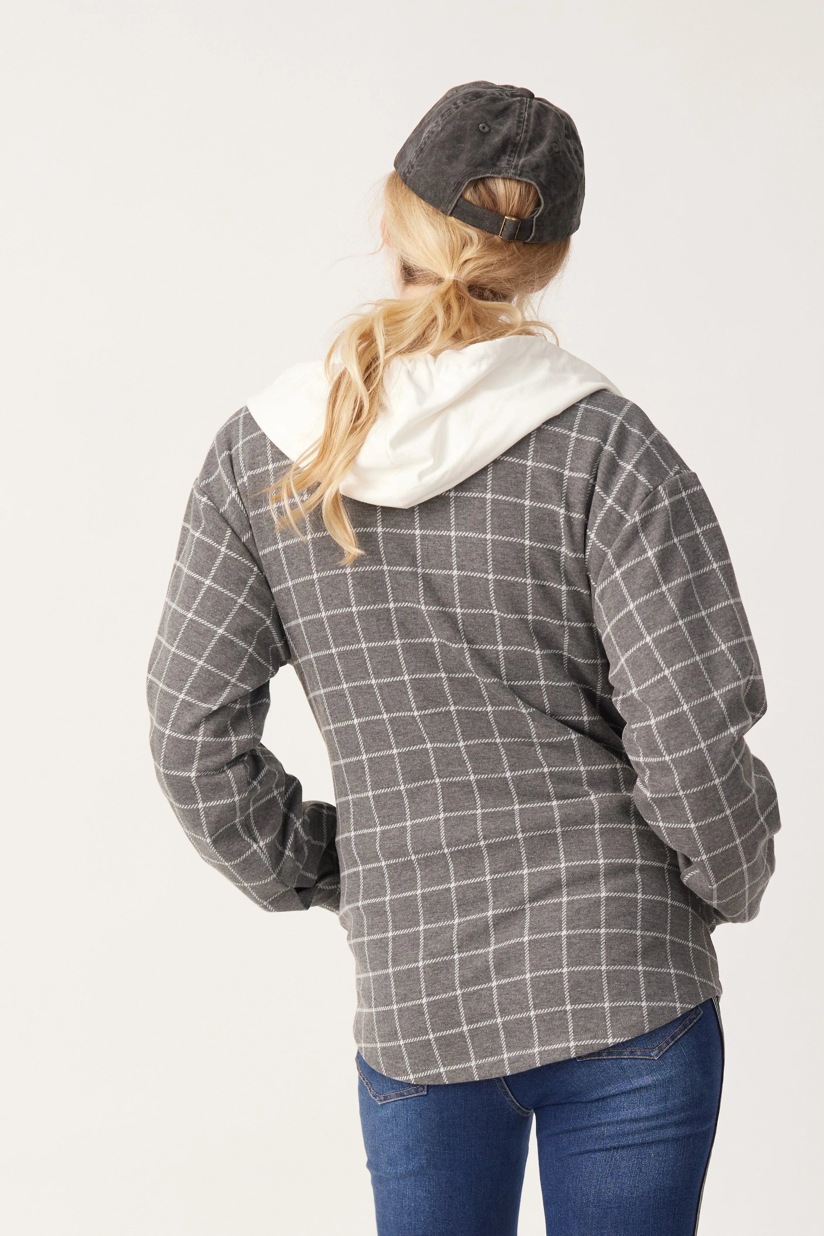 Lemon Tree Halle Jacket Grey Check