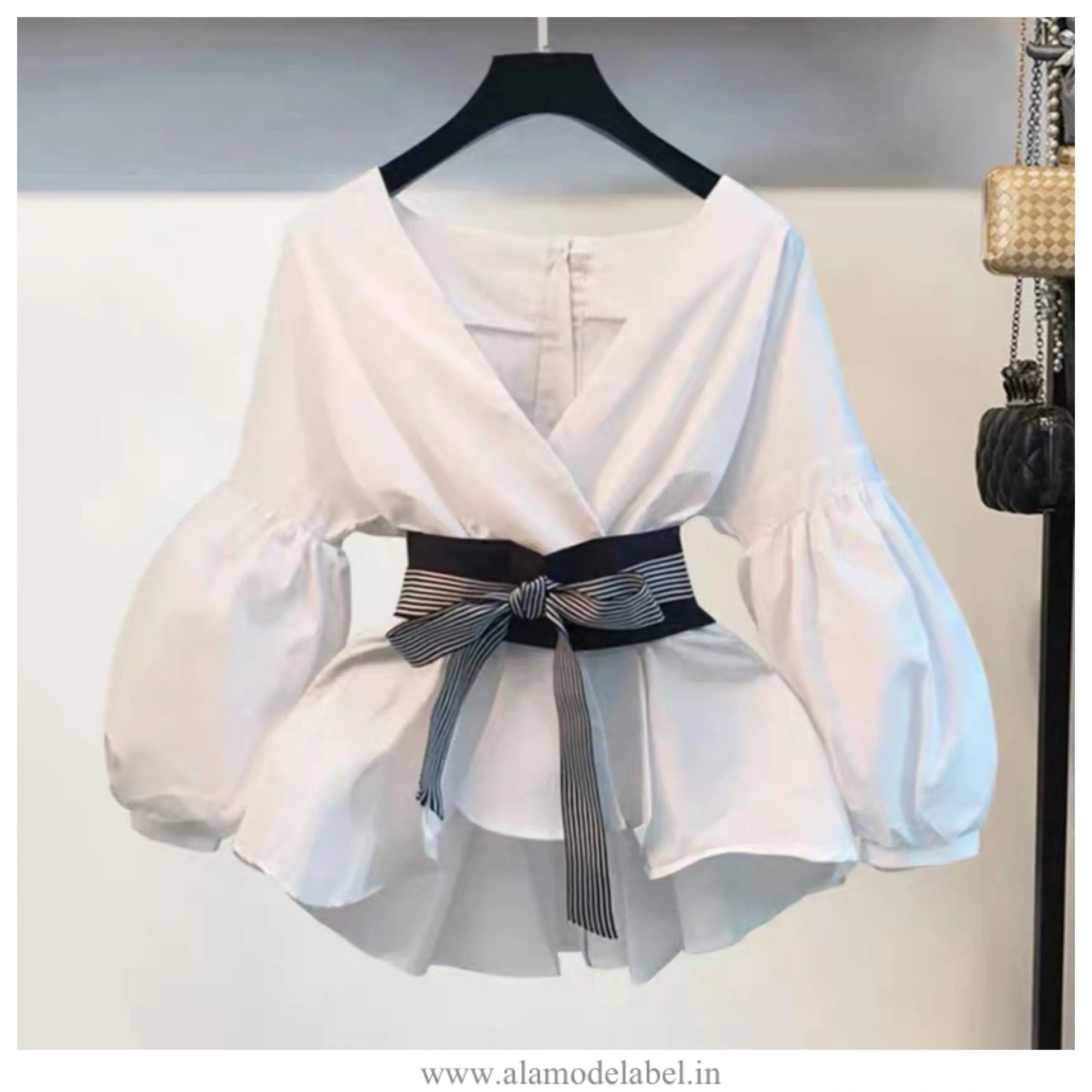 Luxury Bubble Sleeve Top with Pants