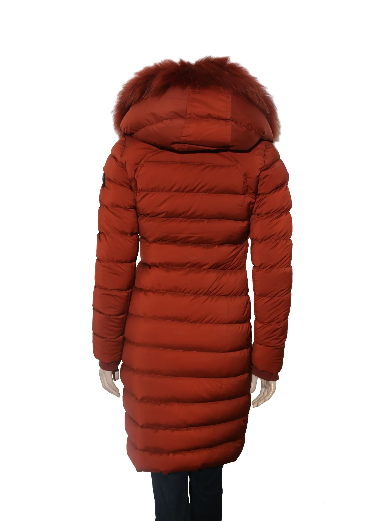 Melodic Down Puffer Jacket with Fur