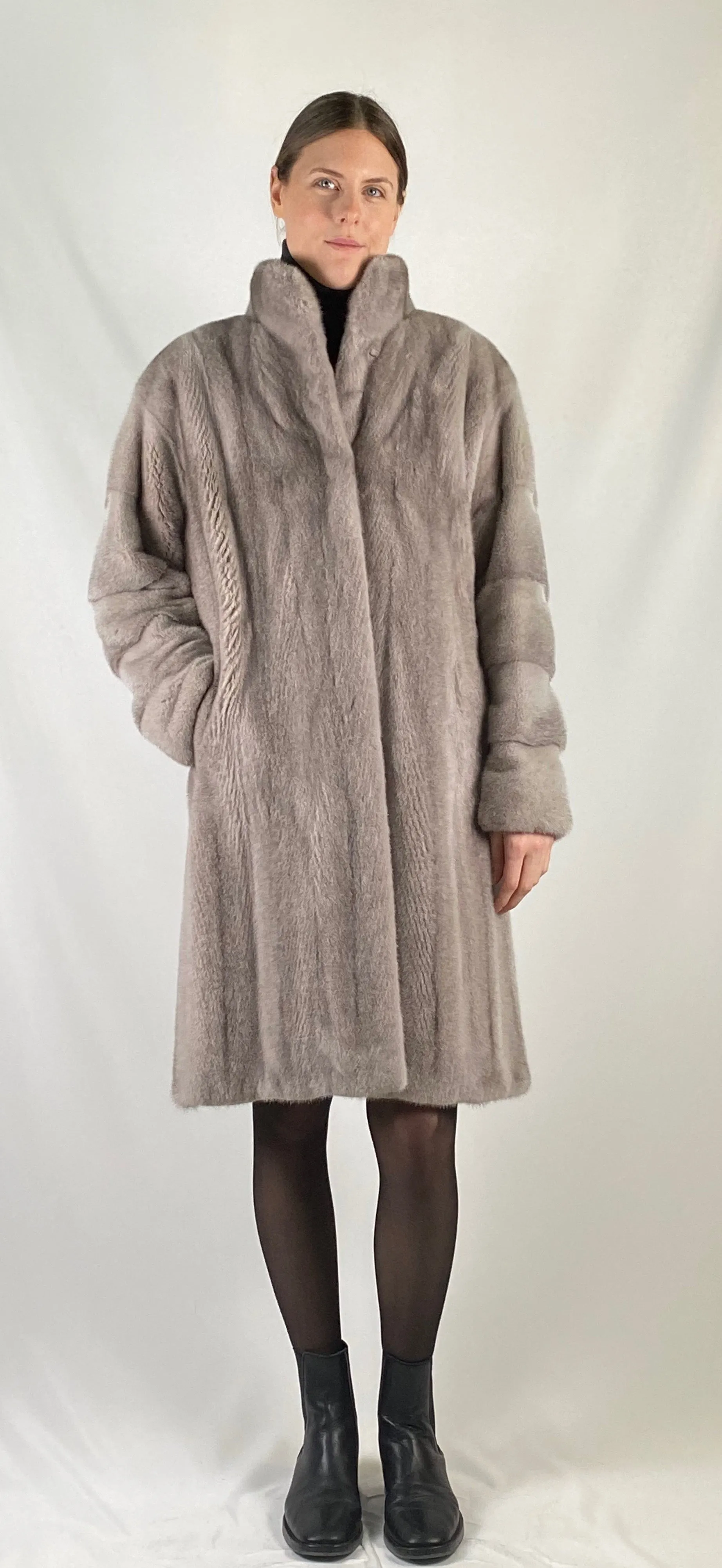 Mink Lavender Coat