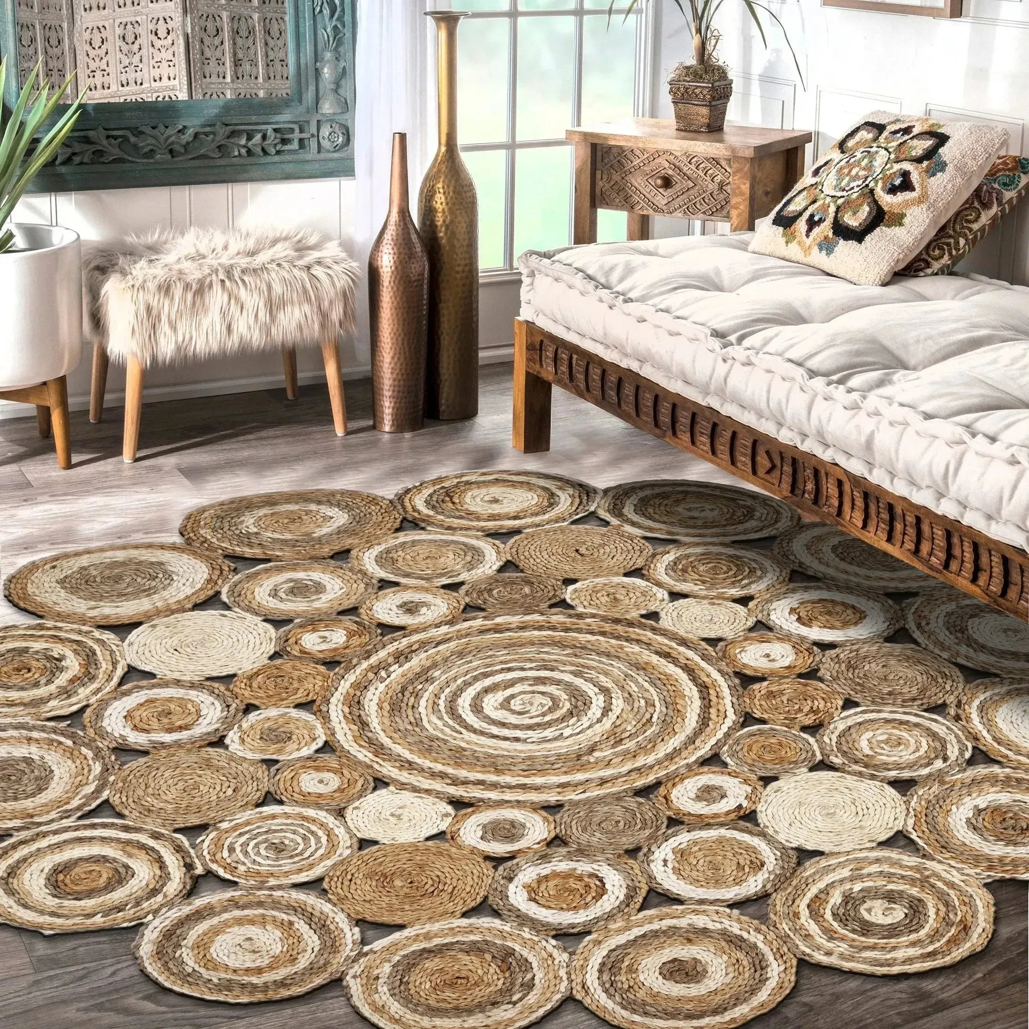 Natural Jute LR12039 Natural Rug