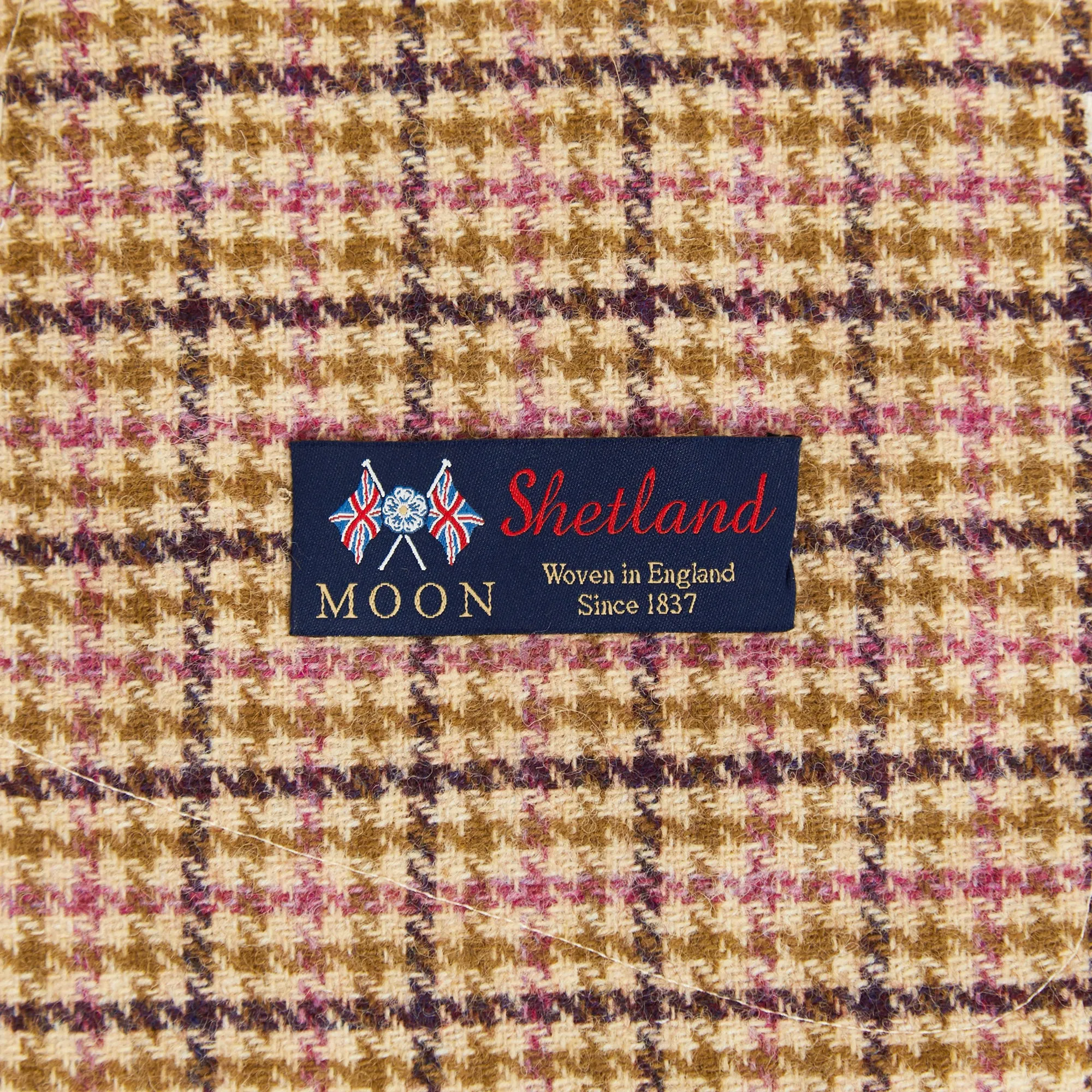 Park Shirt/Jacket - MOON Purple Plaid Tweed Wool
