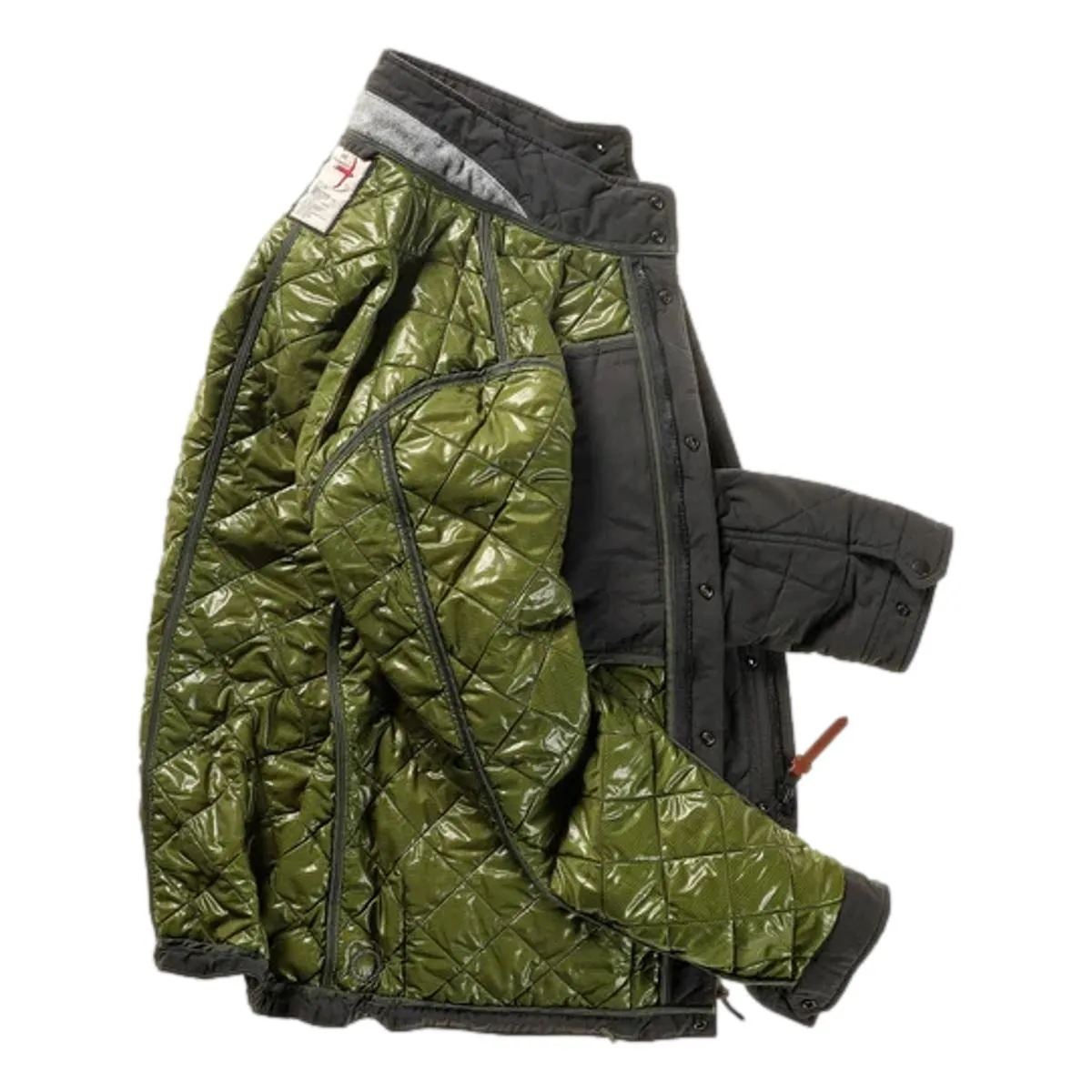 Quilted Tanker Charcoal