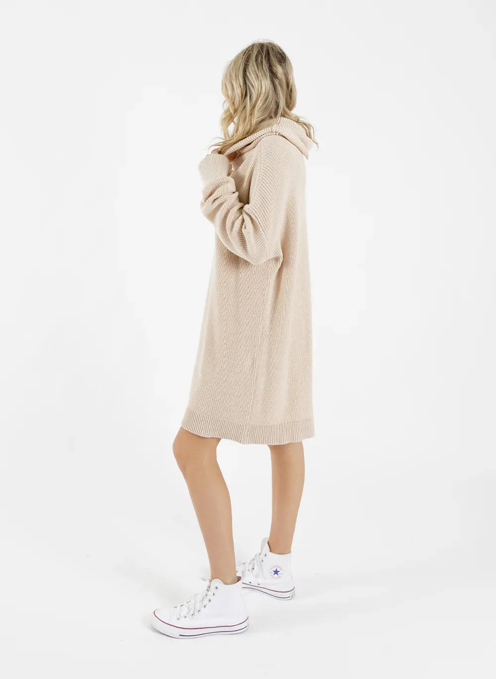 Roll Over Knit - Bone