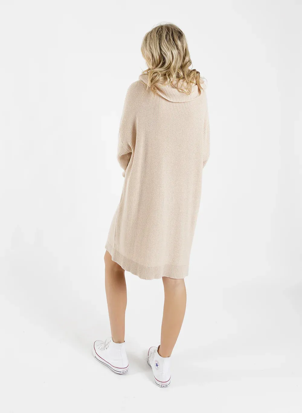 Roll Over Knit - Bone