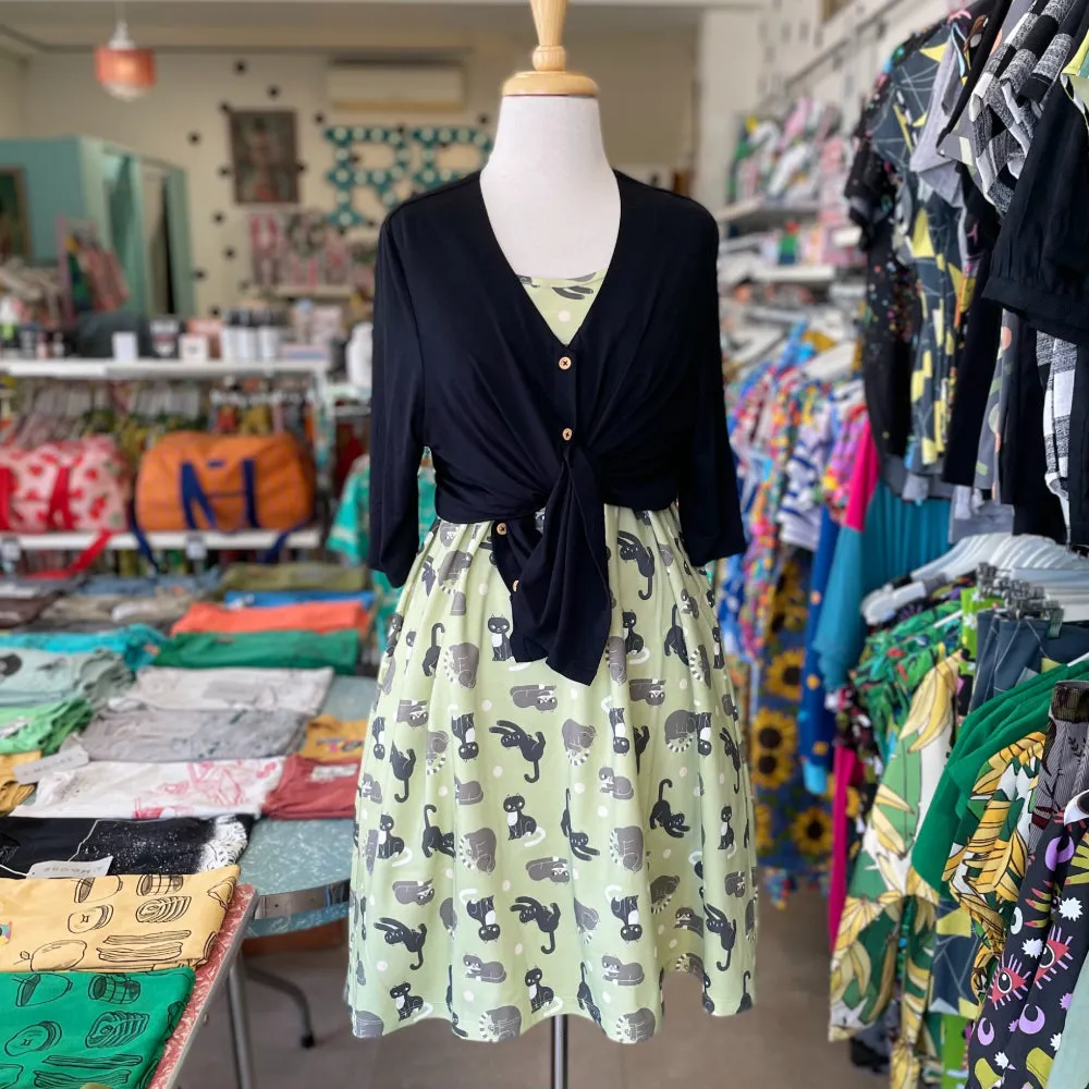 Shipshape Studio Swing Dress - Cats