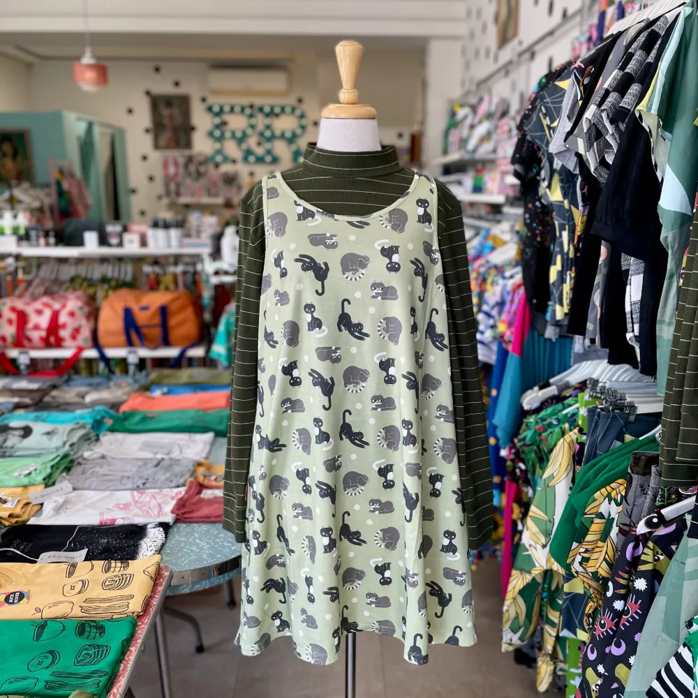Shipshape Studio Swing Dress - Cats