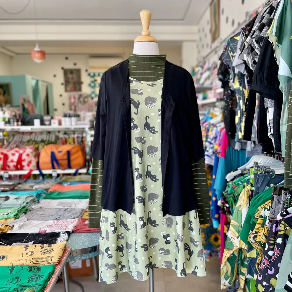 Shipshape Studio Swing Dress - Cats