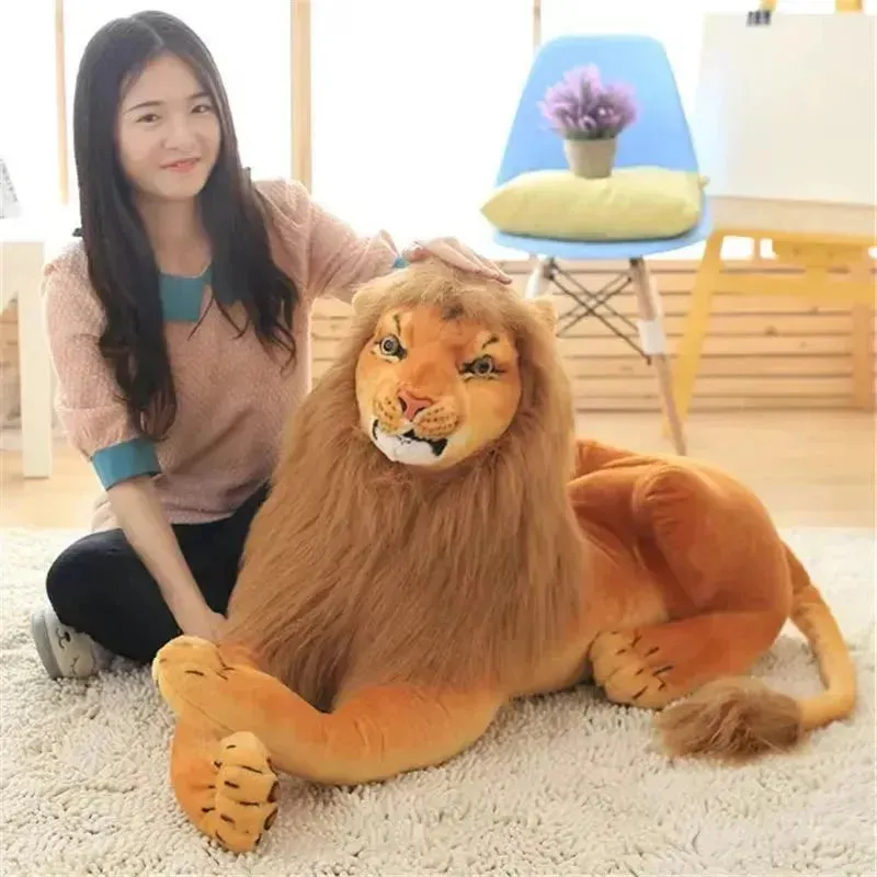 Simulation Big Wild Cat Plush Toy