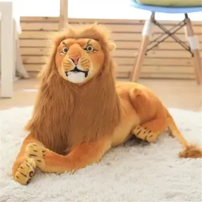 Simulation Big Wild Cat Plush Toy