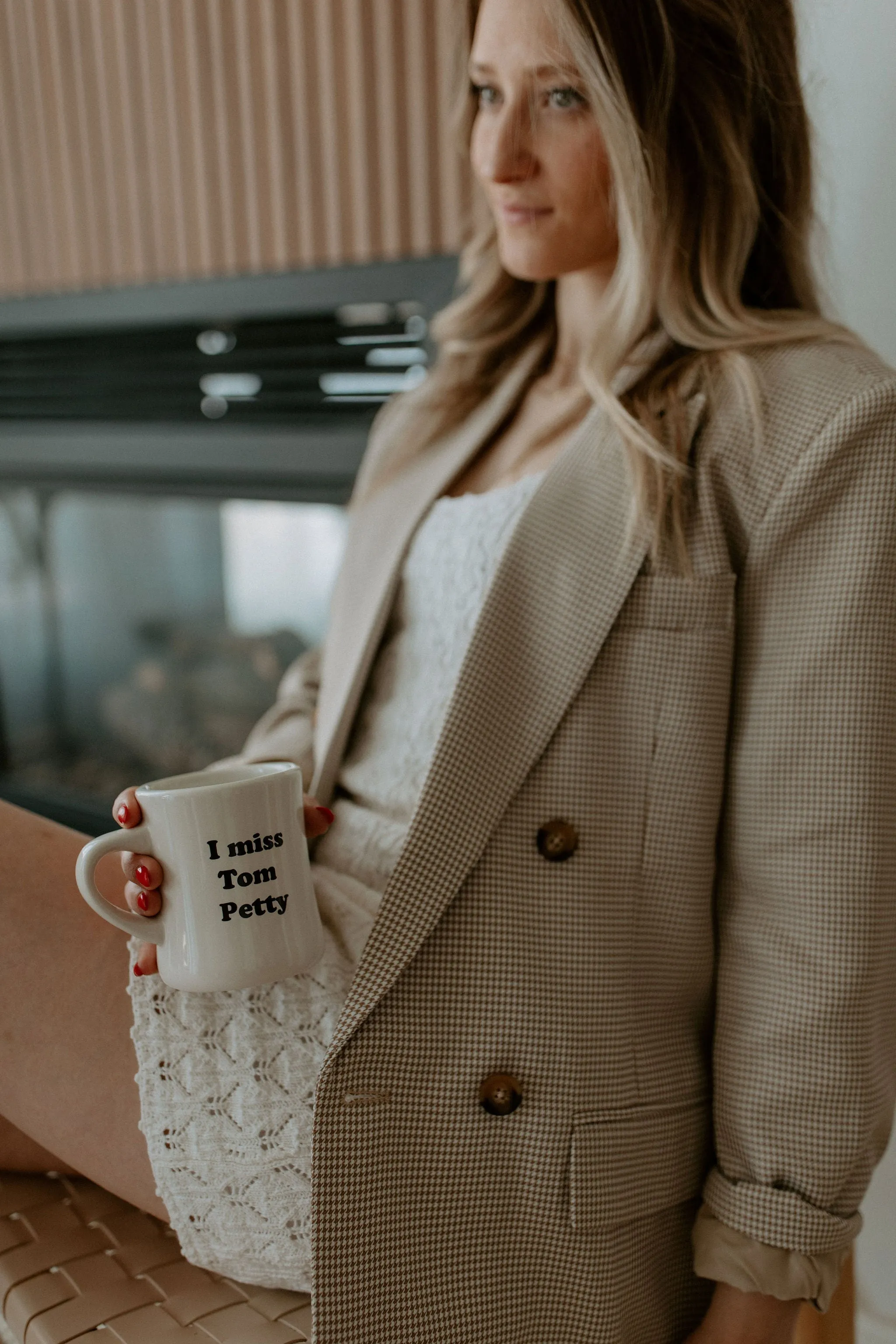 The Isabella Houndstooth Blazer