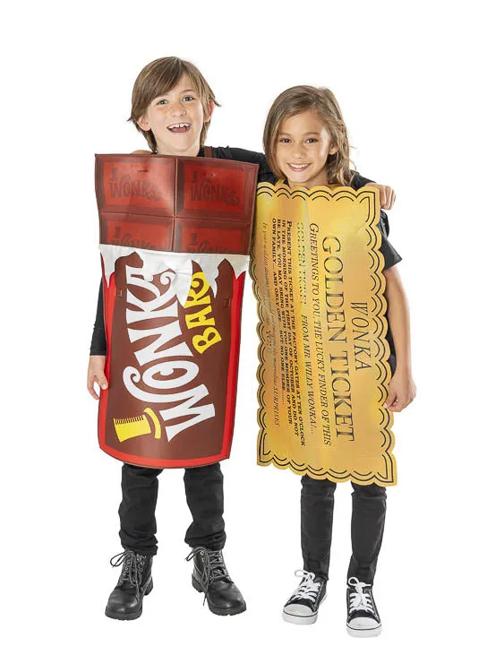 WILLY WONKA CHOCOLATE BAR COSTUME