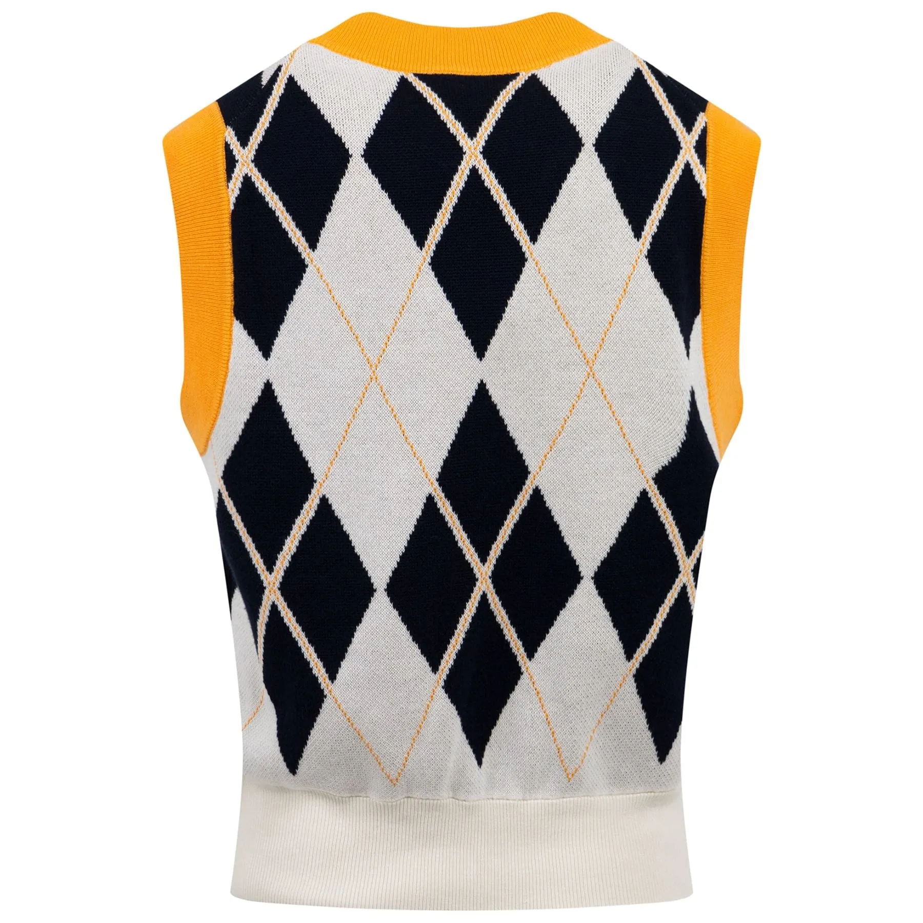 Womens Anne Knitted Vest Egret - SS23